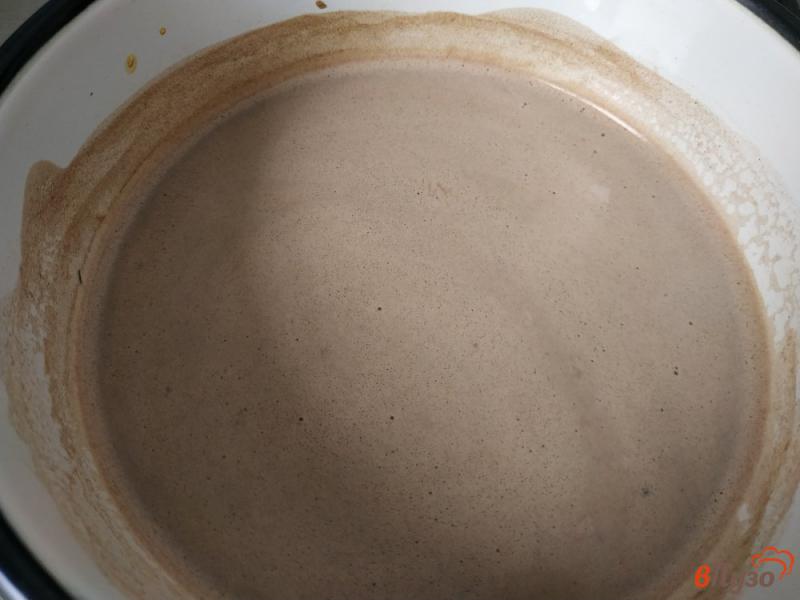 Фото приготовление рецепта: Шоколадно-молочный кисель шаг №4