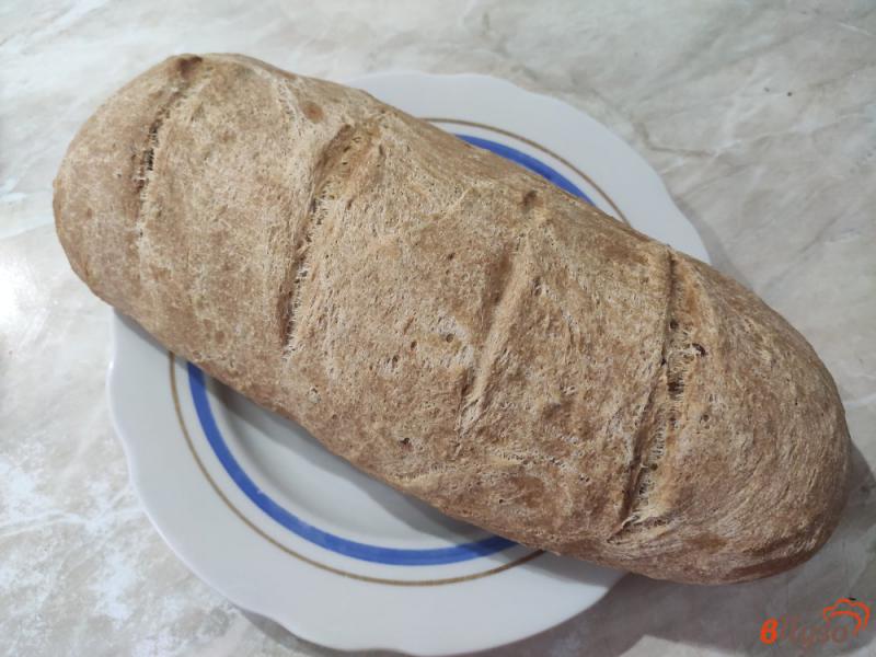 Фото приготовление рецепта: Хлеб с семенами льна и отрубями шаг №7