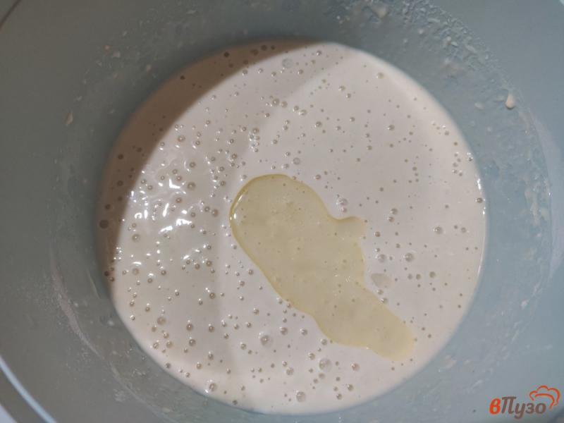 Фото приготовление рецепта: Блинчики на молоке без яиц шаг №4