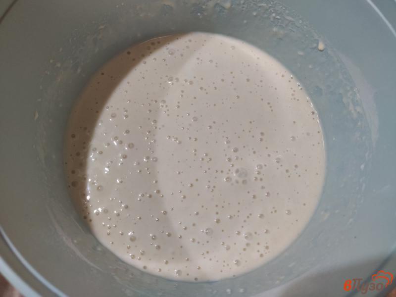 Фото приготовление рецепта: Блинчики на молоке без яиц шаг №3