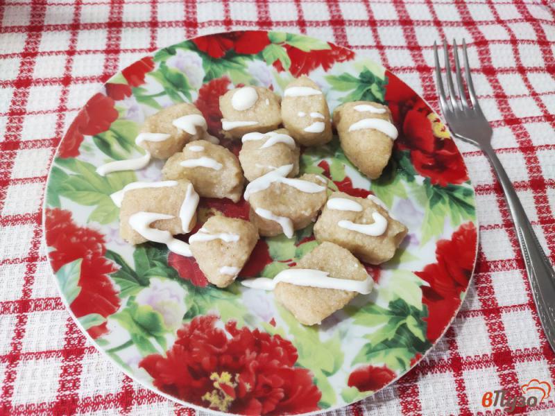 Фото приготовление рецепта: Ленивые вареники из картофельного пюре шаг №10
