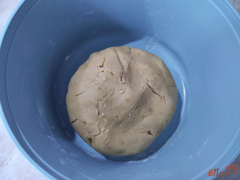 Фото приготовление рецепта: Песочное печенье с арахисом шаг №6