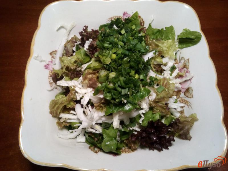 Фото приготовление рецепта: Салат из пекинской капусты шаг №3