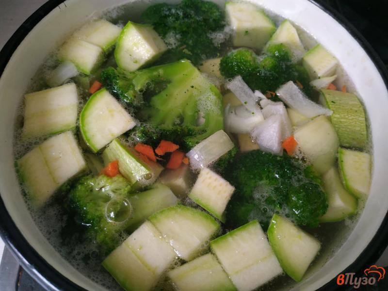 Фото приготовление рецепта: Овощной суп-пюре шаг №7