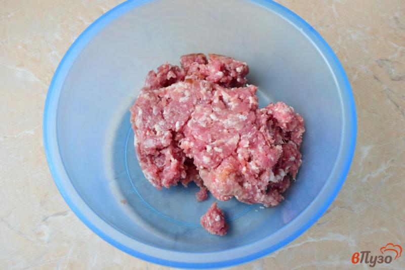 Фото приготовление рецепта: Мясные котлеты с кабачками сыром и манкой шаг №1