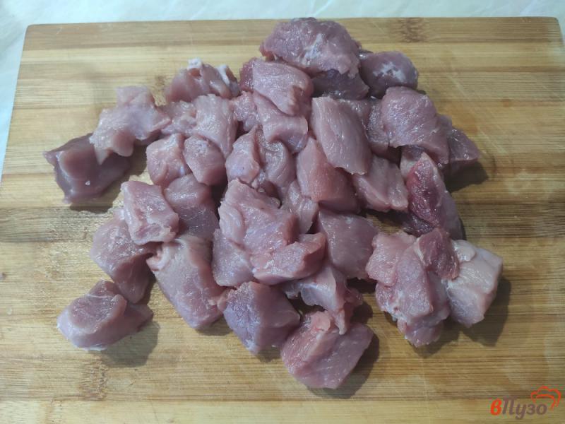 Фото приготовление рецепта: Свинина с лечо шаг №1