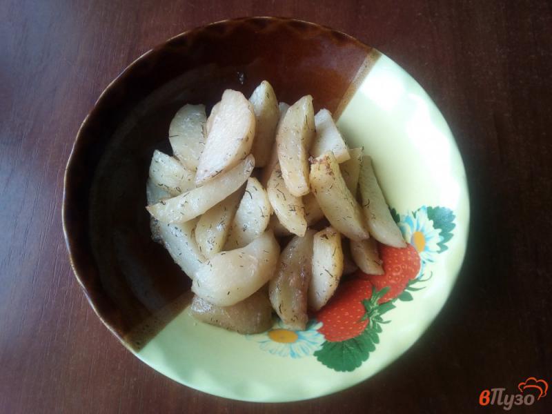 Фото приготовление рецепта: Картофель со свиными ребрами в духовке шаг №6