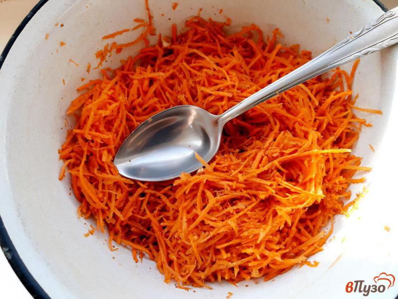 Фото приготовление рецепта: Морковь по-корейски шаг №6