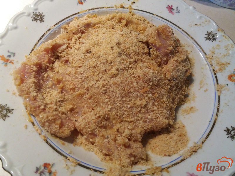 Фото приготовление рецепта: Отбивные из свинины в горчичном маринаде шаг №7