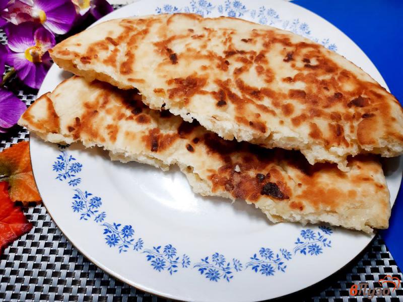 Фото приготовление рецепта: Хачапури с сыром дрожжевые шаг №10