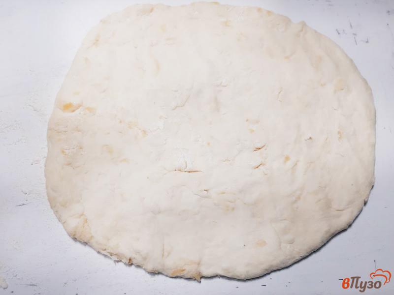 Фото приготовление рецепта: Хачапури с сыром дрожжевые шаг №7