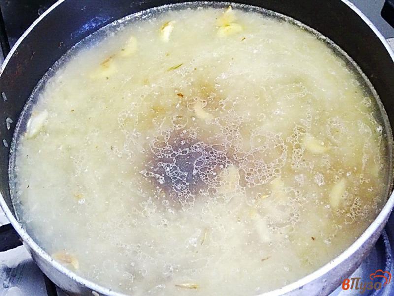 Фото приготовление рецепта: Кинг-клип жареный с горчичным маслом и рисом шаг №4