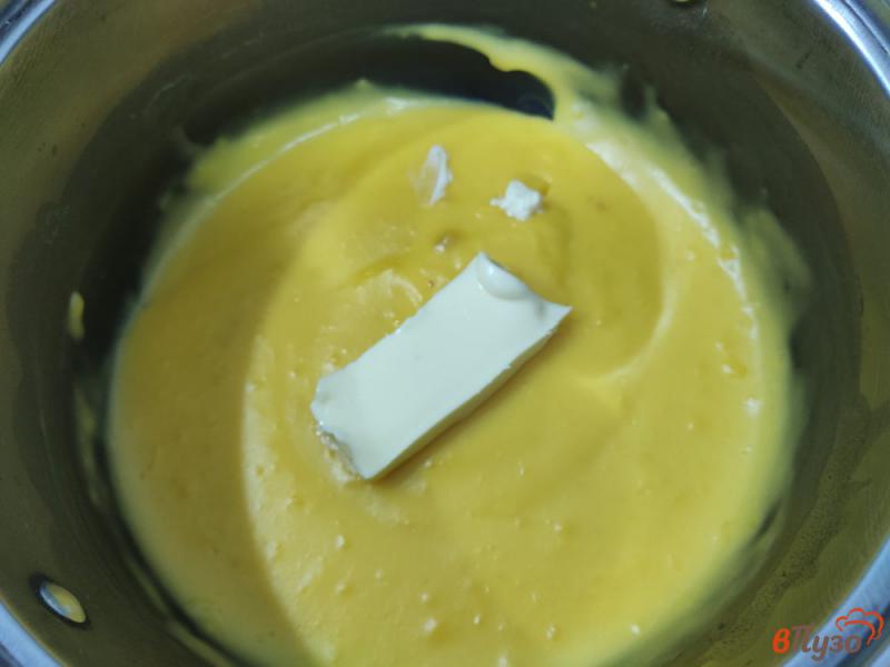 Фото приготовление рецепта: Заварной крем на желтках и молоке шаг №6