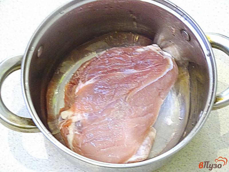 Фото приготовление рецепта: Блинчики с мясом и моцареллой шаг №1