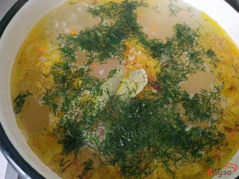 Фото приготовление рецепта: Постный пшенный суп шаг №6