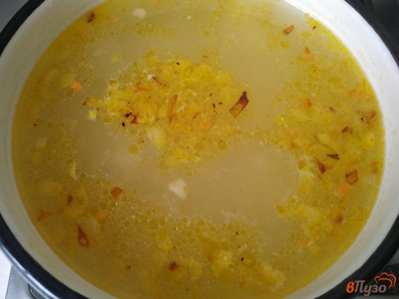 Фото приготовление рецепта: Постный пшенный суп шаг №5