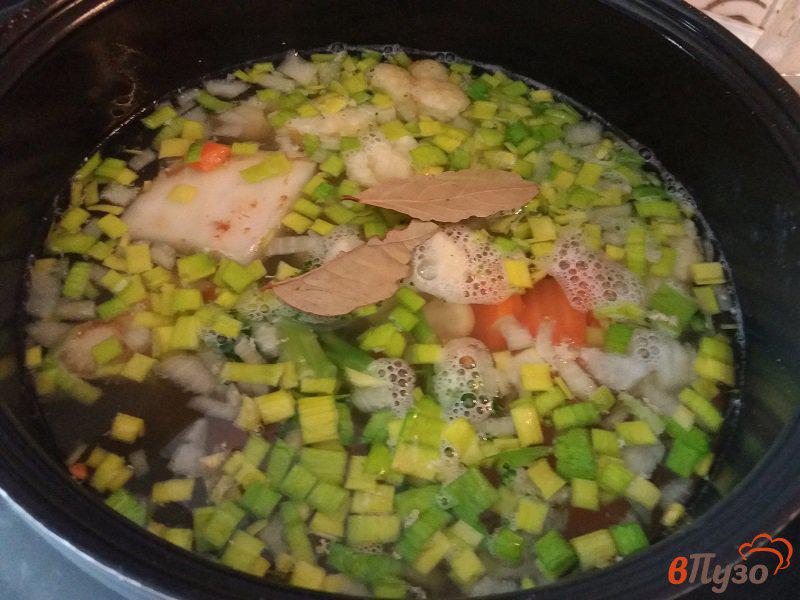 Фото приготовление рецепта: Суп овощной со свининой шаг №8