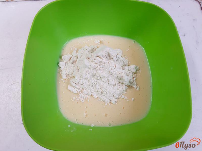 Фото приготовление рецепта: Блины на кокосовом молоке шаг №3