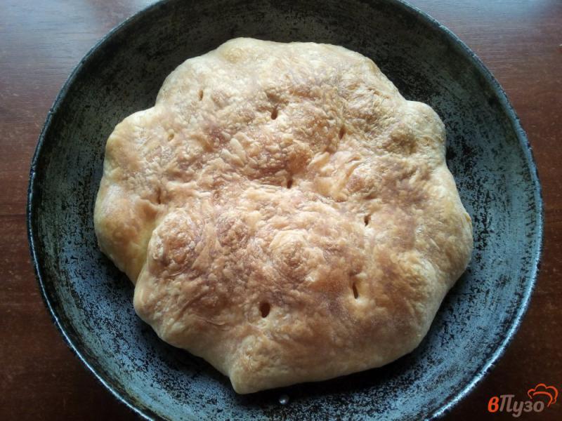 Фото приготовление рецепта: Пирог из слоёного теста с яблоками шаг №6