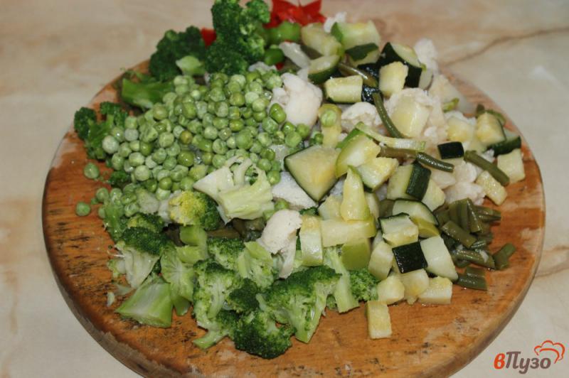 Фото приготовление рецепта: Овощное рагу с соусом бальзамик шаг №1