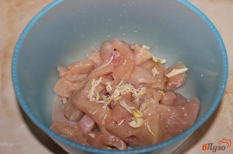 Фото приготовление рецепта: Жареное куриное филе в панировке шаг №2
