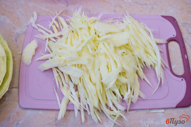 Фото приготовление рецепта: Салат из капусты с уксусом шаг №1