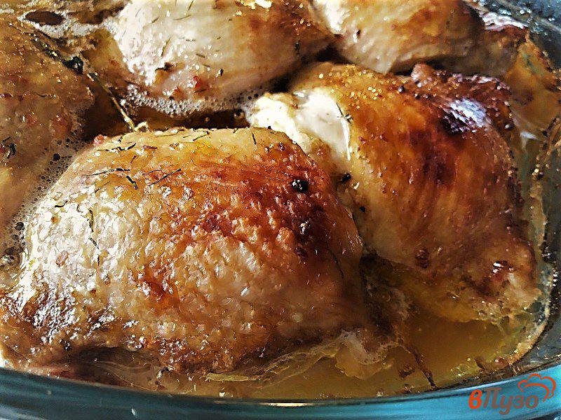 Фото приготовление рецепта: Запеченные куриные бедра в китайском маринаде шаг №7