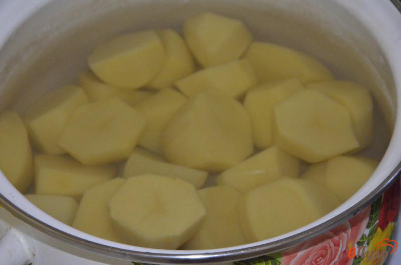 Фото приготовление рецепта: Постная картофельная запеканка с грибами шаг №1
