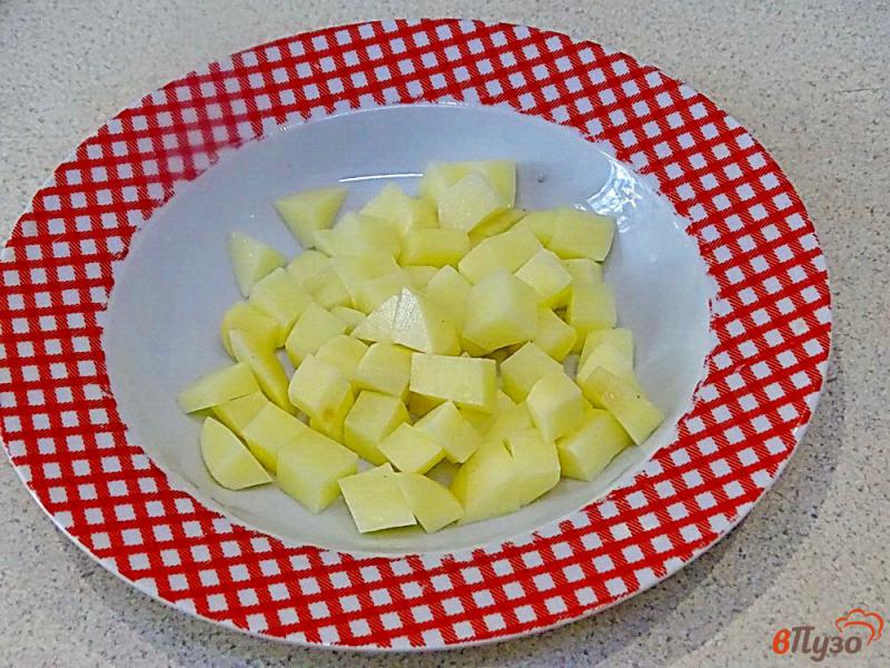 Фото приготовление рецепта: Суп с пельменями и сыром моцарелла шаг №1