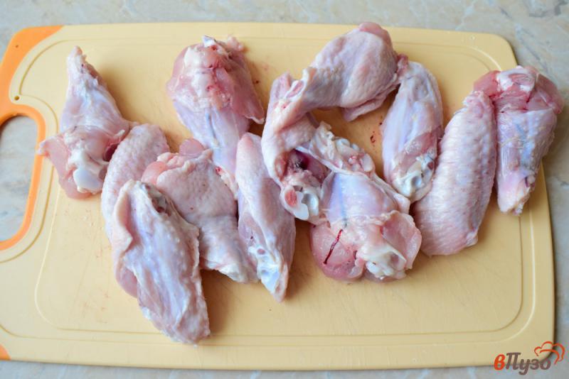Фото приготовление рецепта: Куриные крылья с горчицей шаг №1