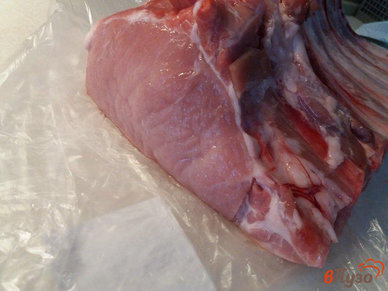 Фото приготовление рецепта: Отбивная из свиной корейки на кости шаг №1