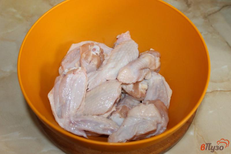 Фото приготовление рецепта: Куриные крылья запеченные в соусе Терияки с имбирем шаг №1