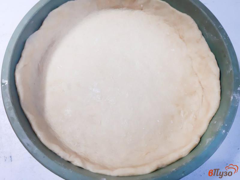 Фото приготовление рецепта: Пирог с вареньем из персиков шаг №8