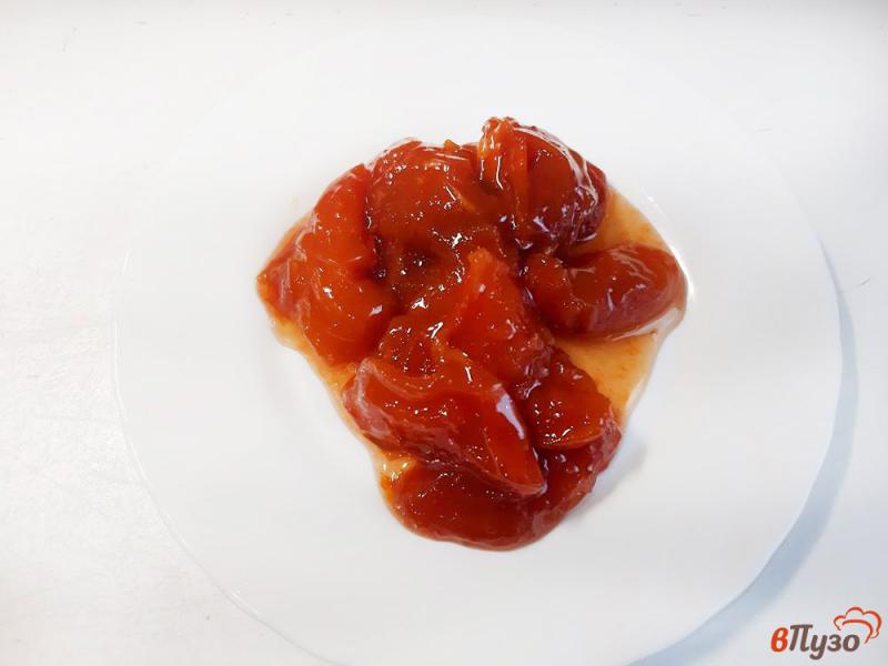 Фото приготовление рецепта: Пирог с вареньем из персиков шаг №12