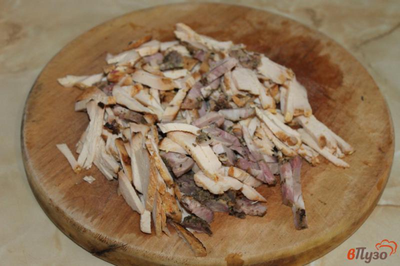 Фото приготовление рецепта: Мини лаваш с мясом и овощами шаг №1