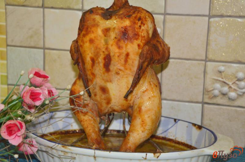 Фото приготовление рецепта: Курица запеченная в горчичном маринаде шаг №5