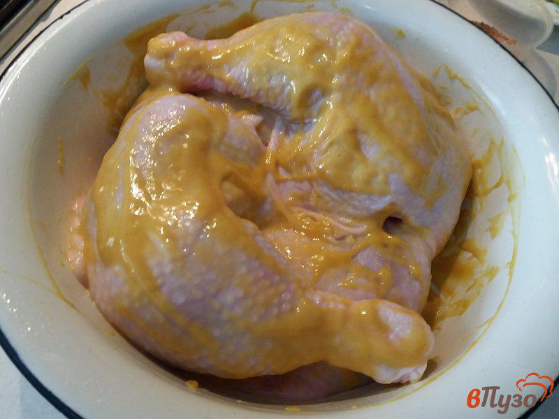 Фото приготовление рецепта: Куриные окорочка в медовой горчице шаг №2