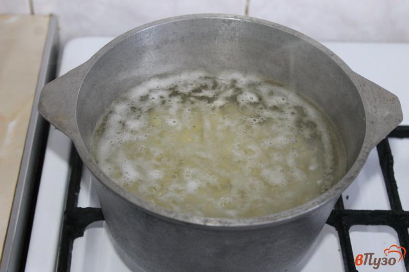 Фото приготовление рецепта: Суп с булгуром и красной рыбой шаг №2