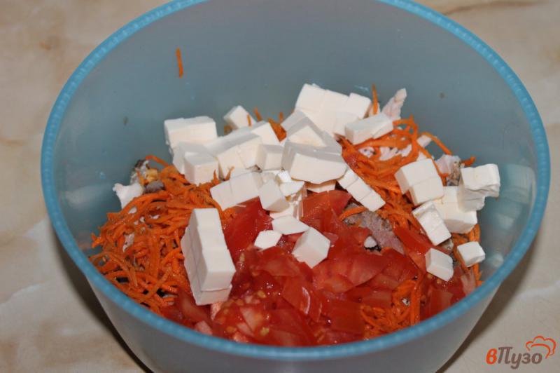 Фото приготовление рецепта: Шаурма по - домашнему с морковью по - корейски шаг №3