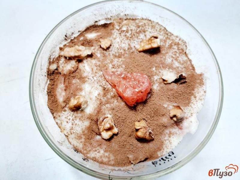 Фото приготовление рецепта: Десерт без выпечки из савоярди с кокосовым маслом шаг №13