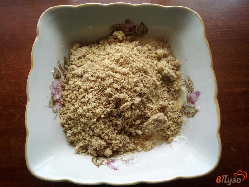 Фото приготовление рецепта: Творожно-ореховое печенье шаг №3