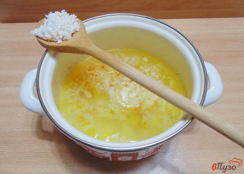 Фото приготовление рецепта: Овощной суп со спаржевой фасолью шаг №3