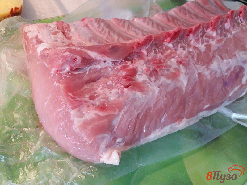 Фото приготовление рецепта: Запеченные отбивные из свинины с шампиньонами под сырной корочкой шаг №1