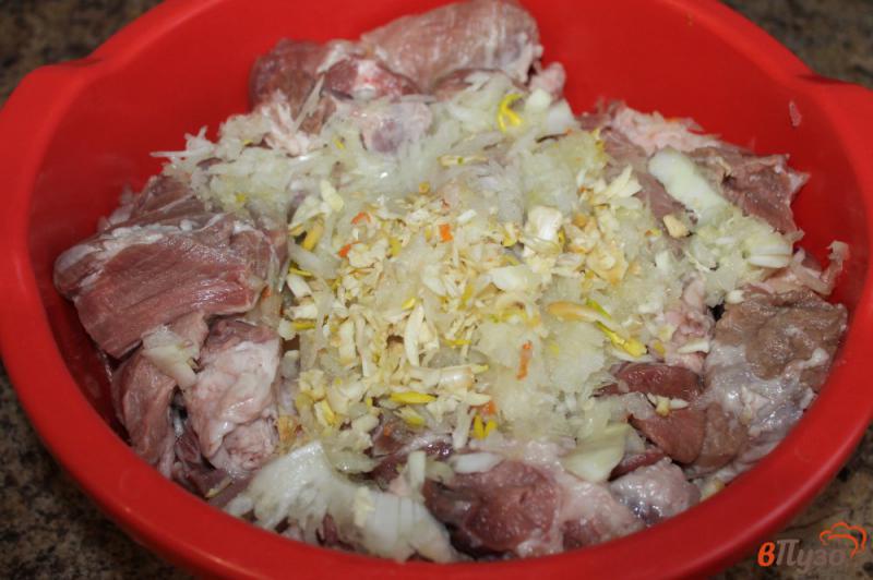Фото приготовление рецепта: Шашлык из свинины с кинзой шаг №2