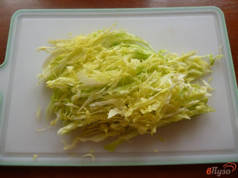 Фото приготовление рецепта: Салат из молодой капусты шаг №1