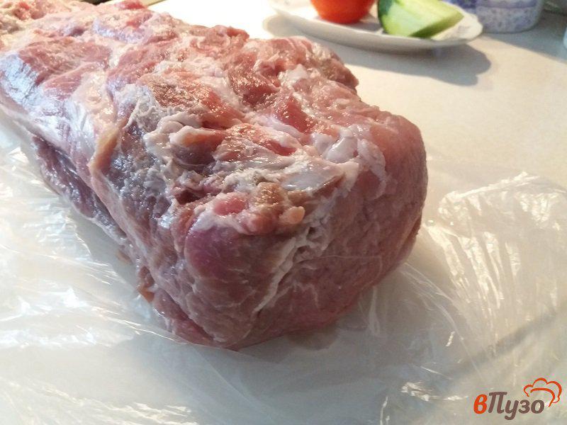 Фото приготовление рецепта: Свинина  с овощами в соусе терияки шаг №1