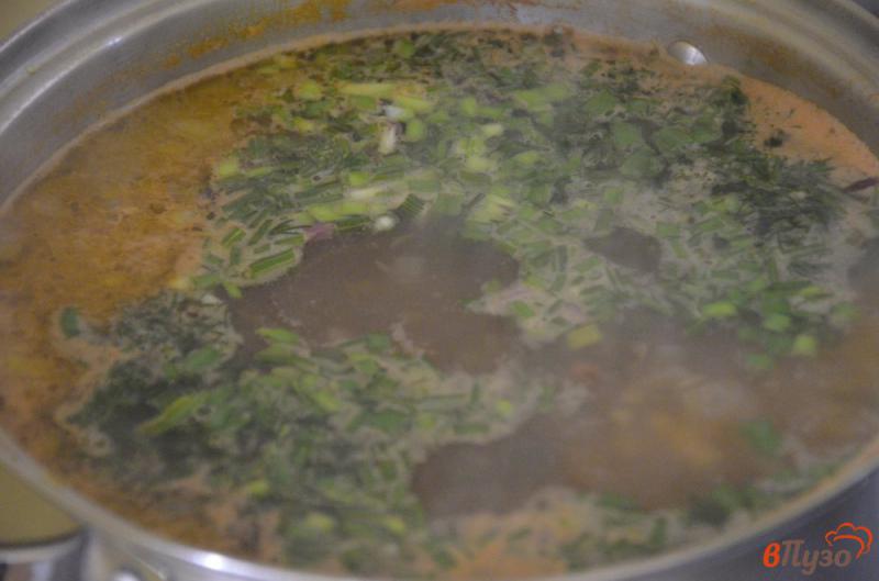 Фото приготовление рецепта: Постный суп с красной чечевицей шаг №4