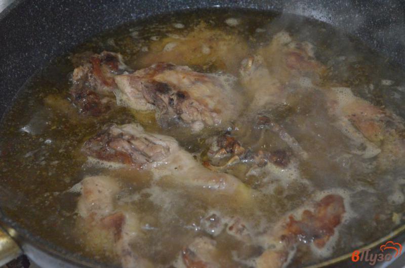 Фото приготовление рецепта: Макароны с курицей шаг №3