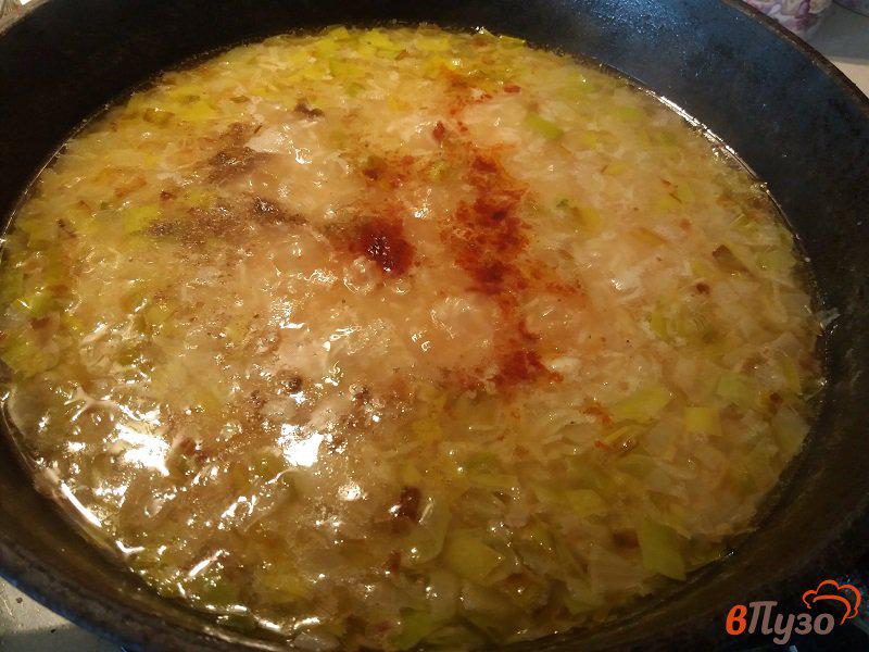 Фото приготовление рецепта: Жареный рис на гарнир шаг №7