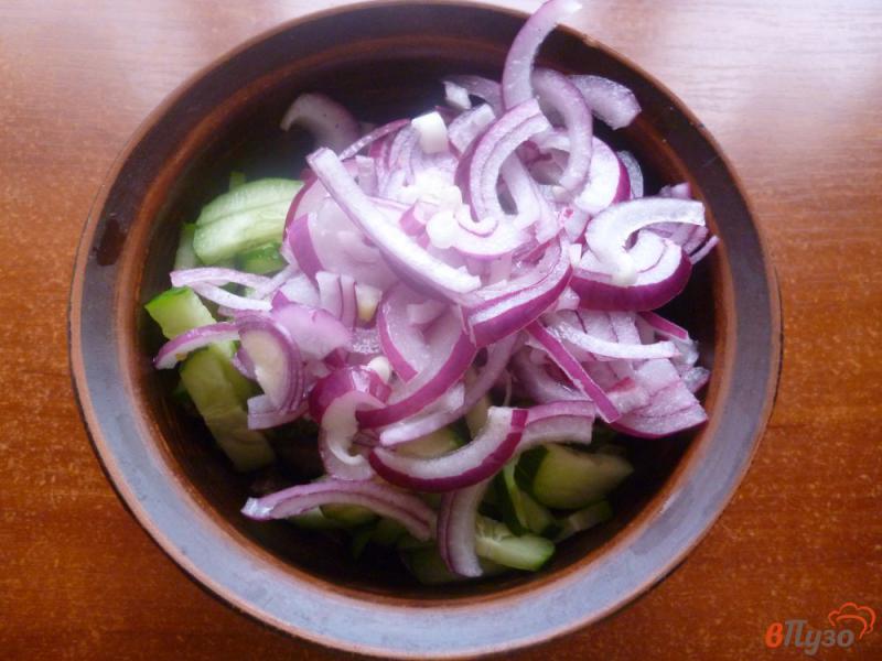Фото приготовление рецепта: Салат из свиного сердца шаг №5